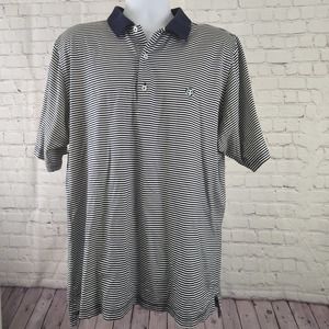 Fairway & Greene Signature Men's Navy & White Golf Polo XL
